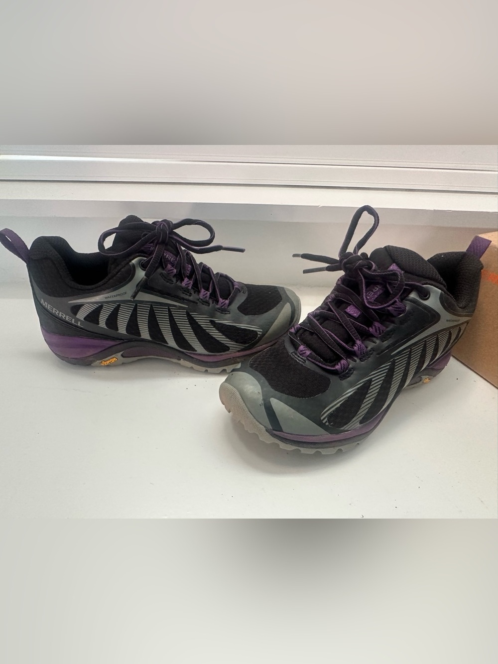 Merrell Siren edge 3 waterproof hiking shoes 5 EU 35 youth 3.5 - Picture 5 of 10